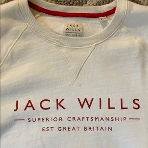Men’s Jack Wills Crew Neck Sweatshirt, cream large